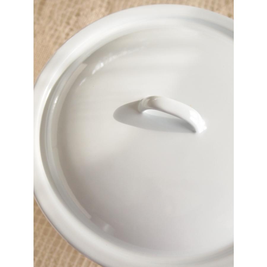 ホーロー雑貨 ホーロー ふた付きバケツ ホワイト : 雑貨屋カンフィ