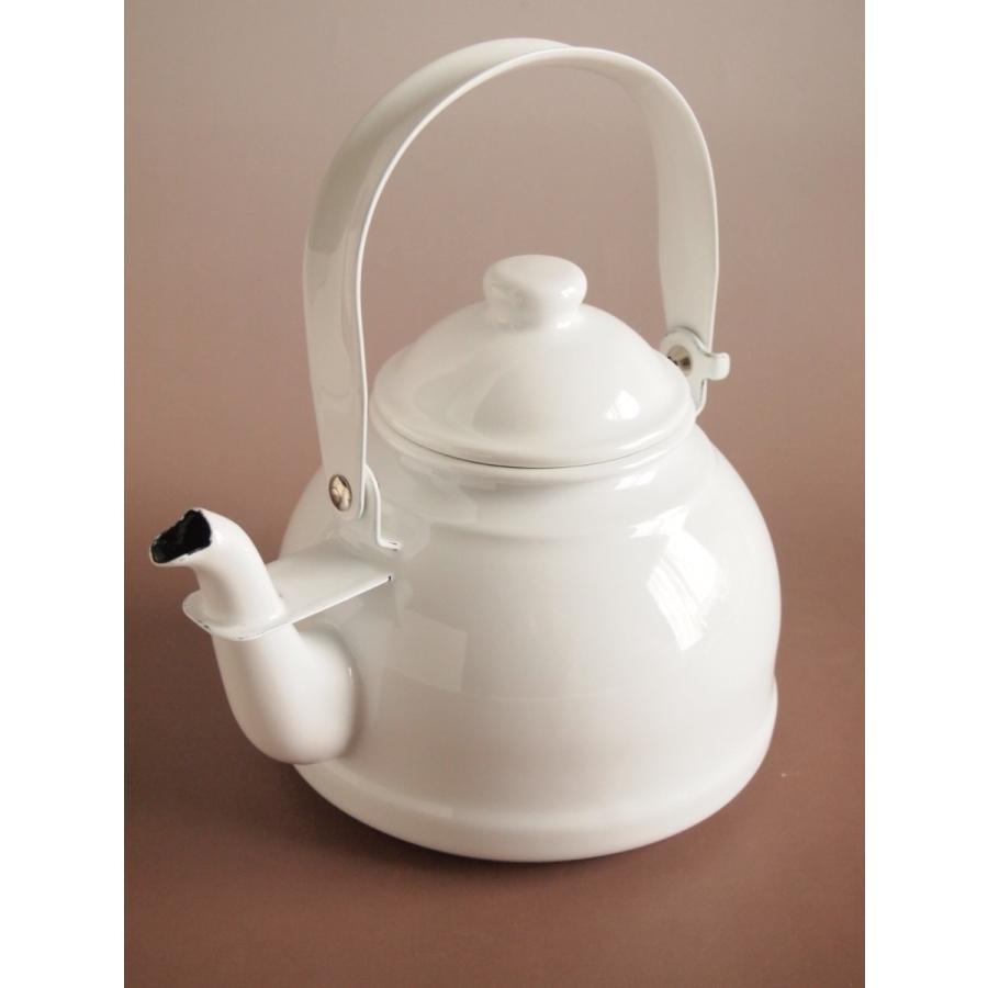 ホーロー雑貨 やかん レトロ ホーロー ミニ ケトル アンティーク調