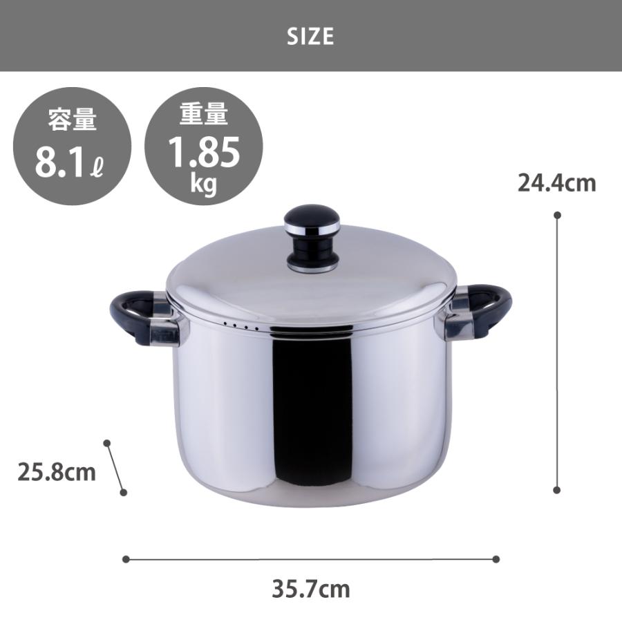 Objet オブジェ ジャンボ深型両手鍋 25cm 宮崎製作所 OJ-39 鍋 両手鍋
