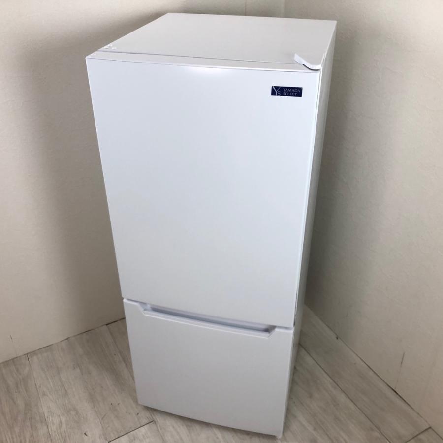 中古 117L 2ドア冷蔵庫 ヤマダ電機モデル YRZ-C12G2 2019年製 直冷式