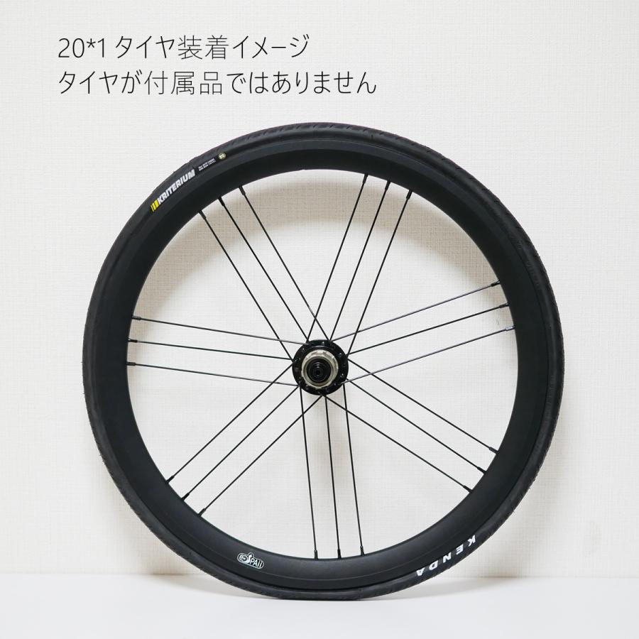 22713G3」20インチ 451ホイールセット シマノ11速まで リア G3組 F74