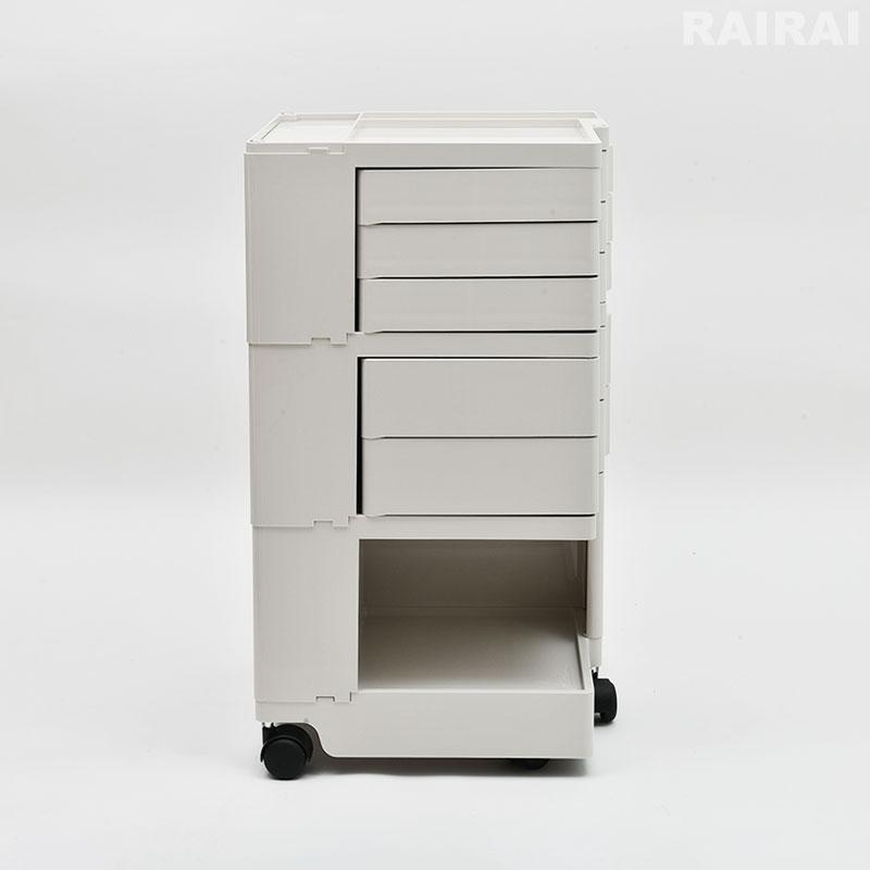 B-LINE（ビーライン） ボビーワゴン 3段 5トレイ ストーンホワイト