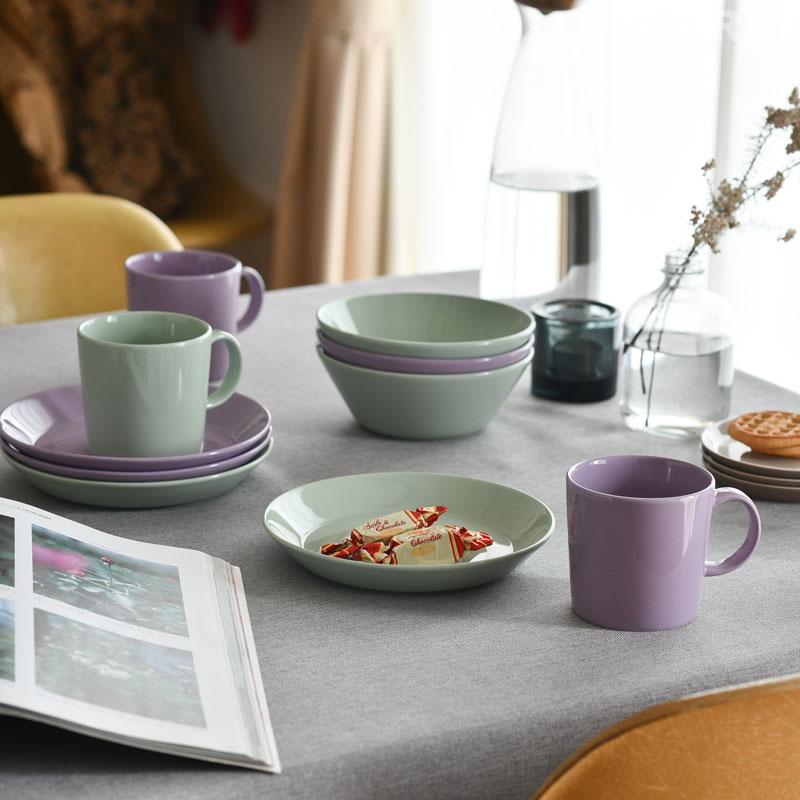 iittala（イッタラ） プレート 17cm ライトライラック セージグリーン