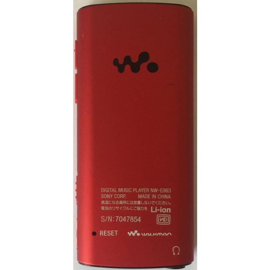 WALKMAN SONY Walkman（ソニーウォークマン）Eシリーズ、NW-E063（4GB