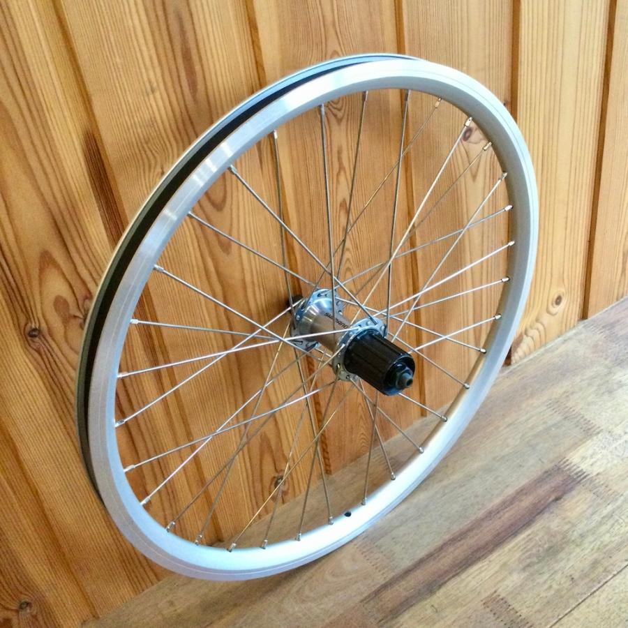 Wheel ホイール 前後セット 車輪 20インチ (406) 10/11段用 シルバー