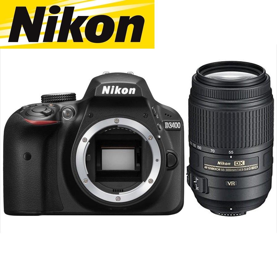 ニコンD ニコン Nikon D3400 AF-S 55-300mm VR 望遠 レンズセット