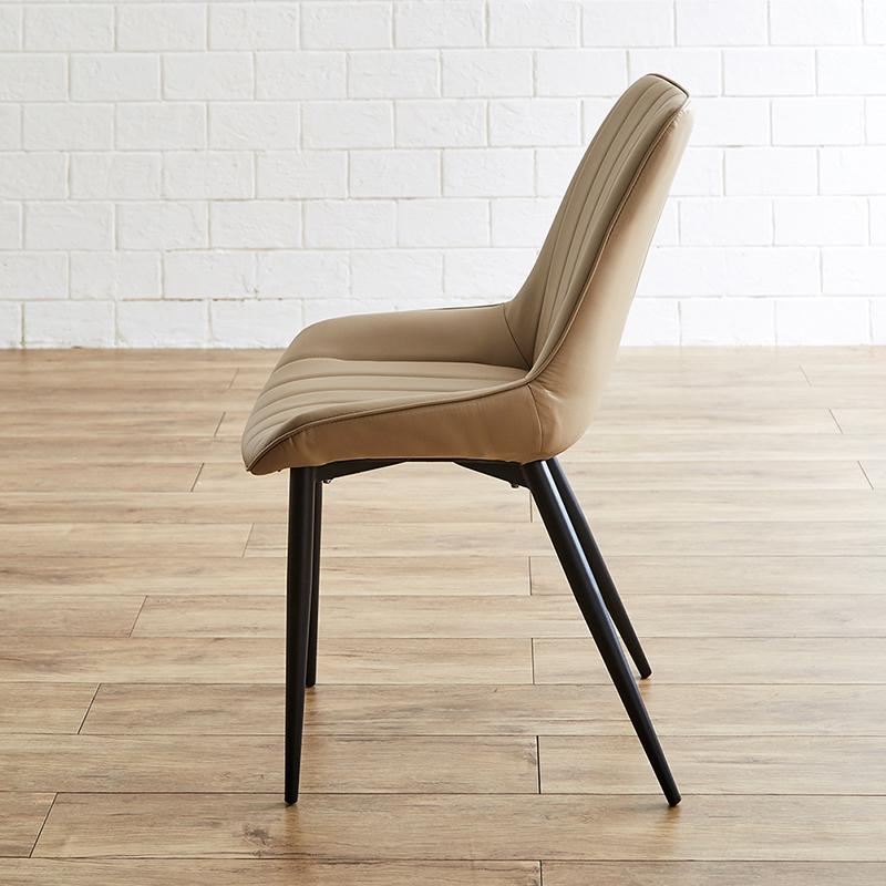 ダイニングチェア チェア 黒 2脚セット 椅子 ベージュ ブラック