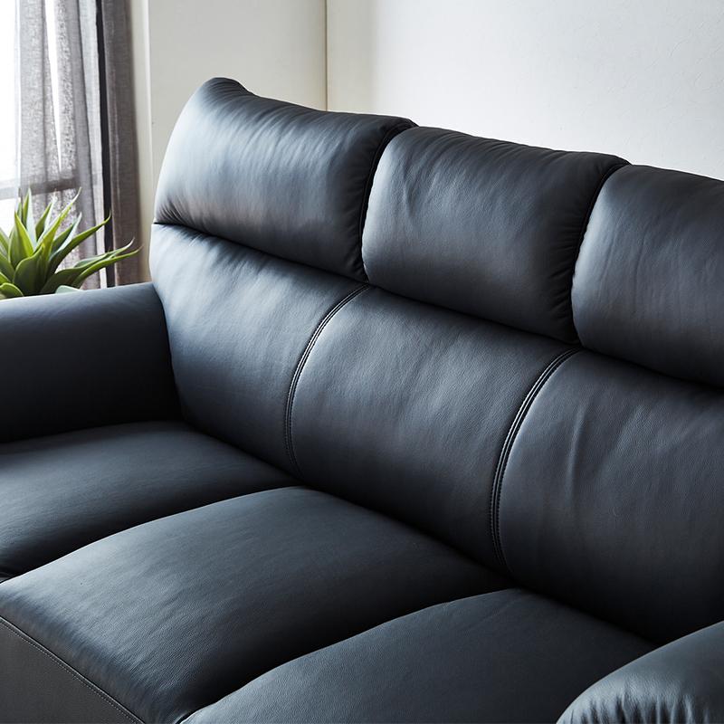 ソファ ソファー 本革 3人掛け 幅180 三人掛け 黒 北欧 モダン