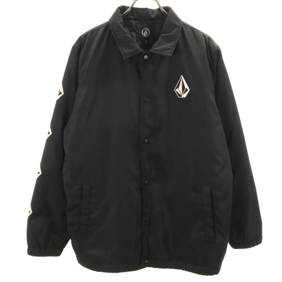VOLCOM（ボルコム） コーチジャケット L ブラック メンズ 古着 中古