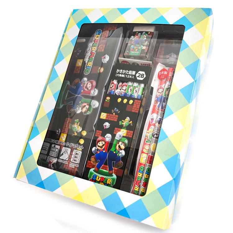 スーパーマリオ 175554026 文具セット BT-GK SMS6 新学期 新入学 三菱