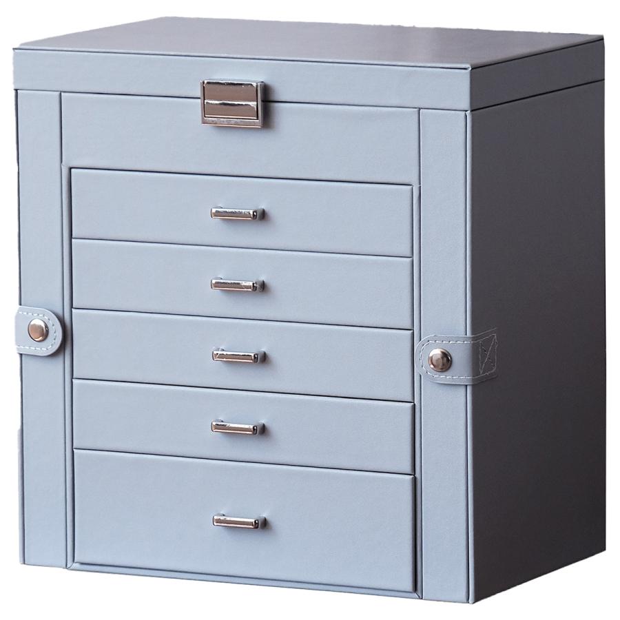 ジュエリーボックス 6段式 ROYEL アクセサリーケース 大容量