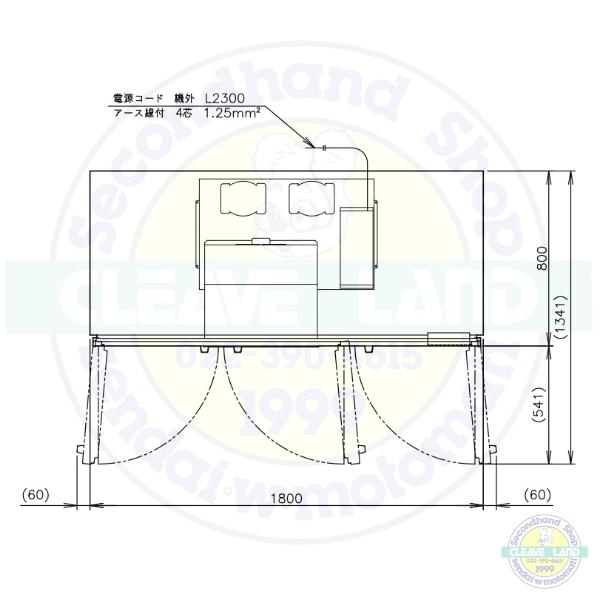 ホシザキ（HOSHIZAKI） 業務用冷凍庫 HF-180A3-2｜内容積 1620L｜三相
