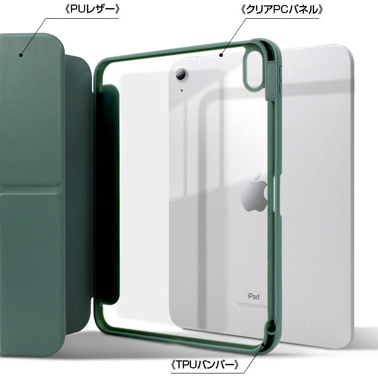 ZENIX DESIGN TECH iPad ケース クリア 縦置き 横置き iPad Pro ケース