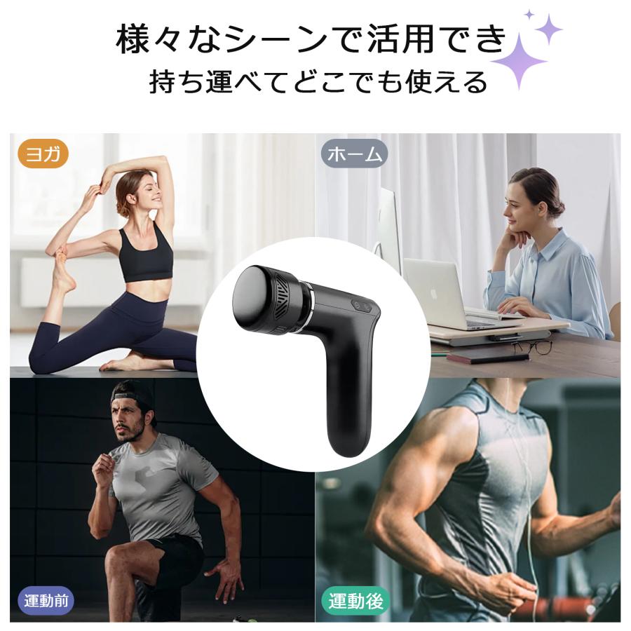 マッサージガン 筋膜リリースガン 加熱＆冷却機能(10-45℃) 強力振動