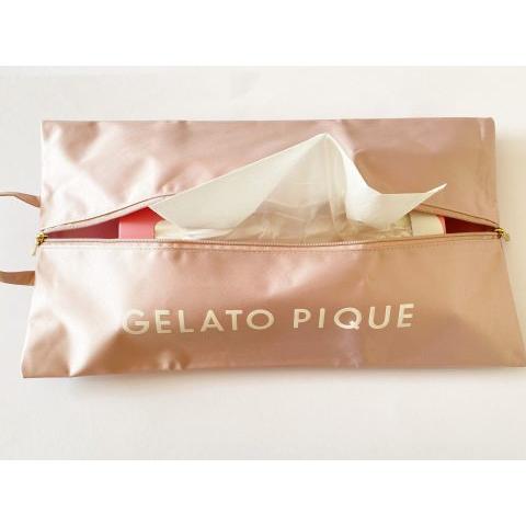 gelato pique（ジェラートピケ） ファスナー付きティッシュケース