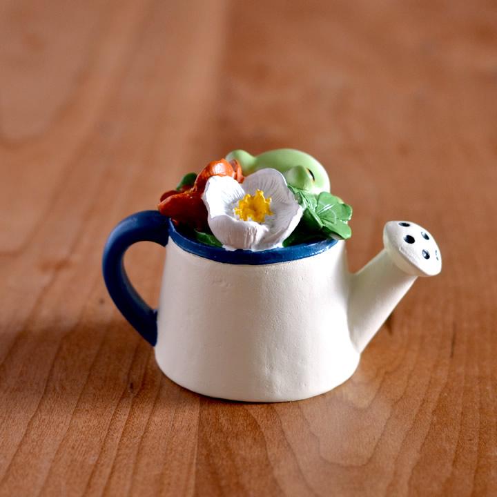 在庫限り カエルの置物 ジョウロからカエル Copeau コポー クッチーナ