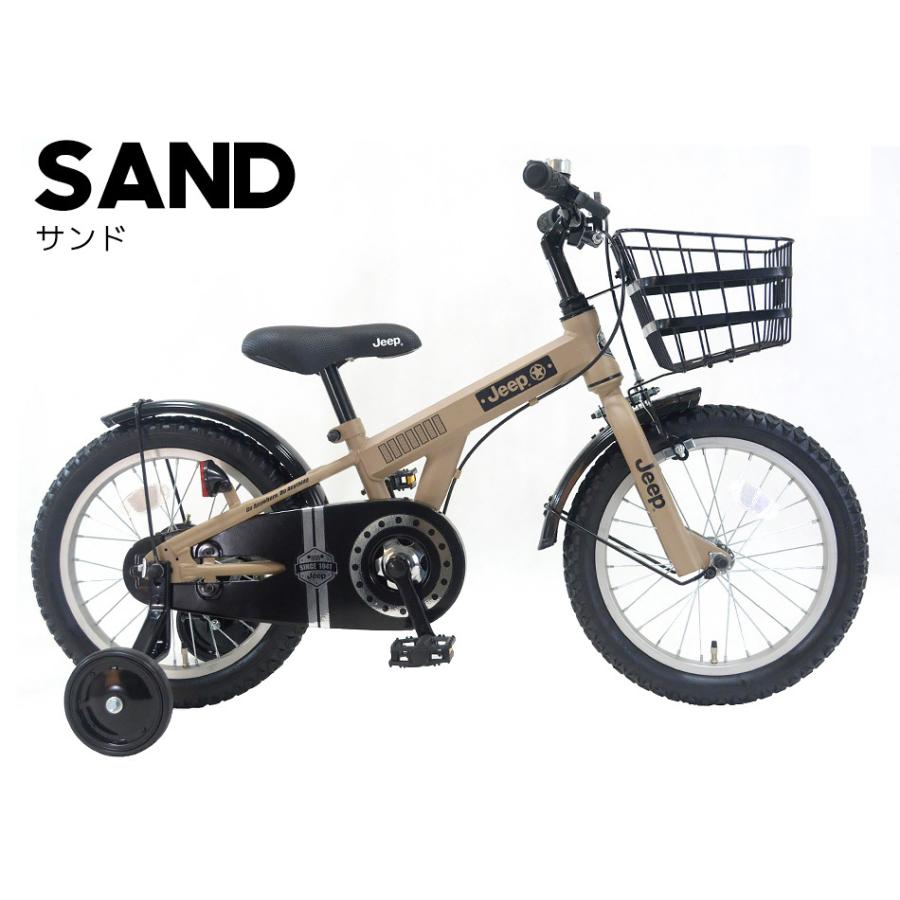 Jeep（ジープ） 【完成車届いてすぐ乗れる】キッズサイクル 18インチ