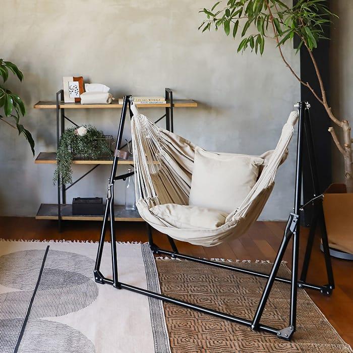 a.depeche（アデペシュ） 自立式 3way ハンモック 室内 屋外 一人用 5