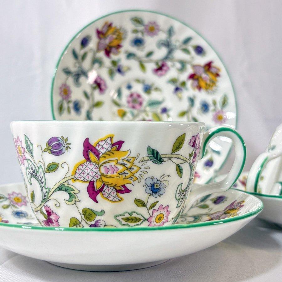 MINTON（ミントン） ハドンホール ペアカップ＆ソーサー 花柄 HADDON