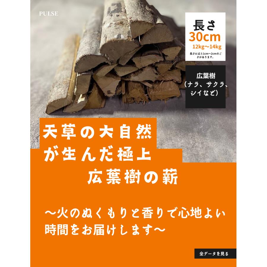 送料無料） 広葉樹MIX薪 長さ30cm 100サイズ(375×315×269）約12〜14kg