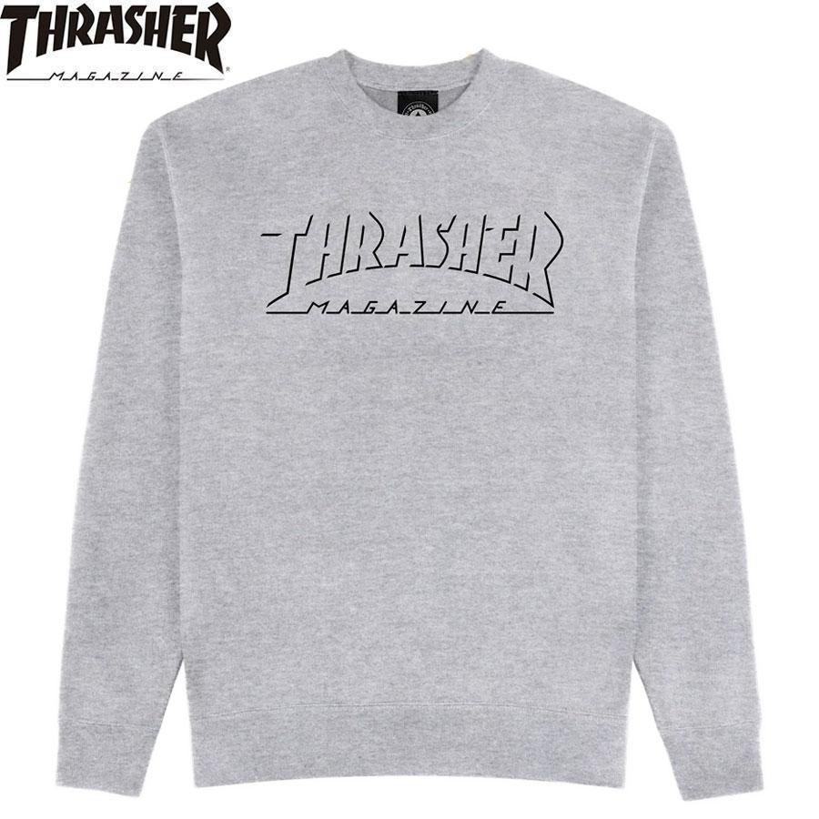 THRASHER（スラッシャー） THRASHER SHADOW MAG LOGO L/S CREAW NECK