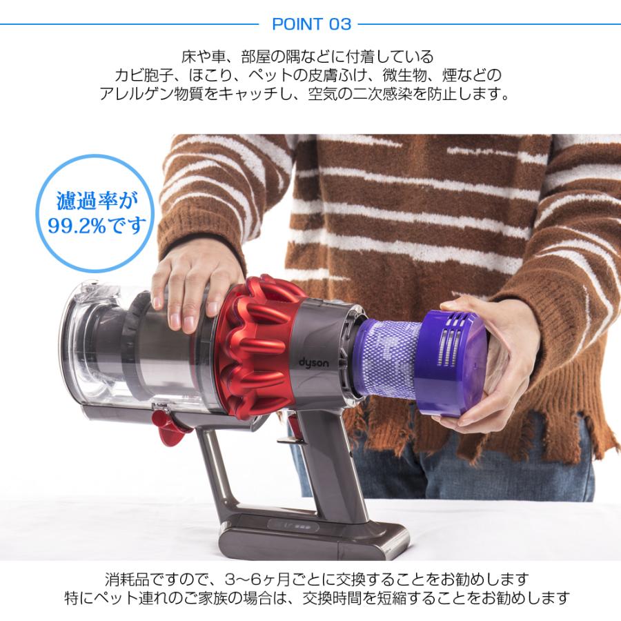 ダイソン掃除機フィルター V10 シリーズ プレフィルターフィルター