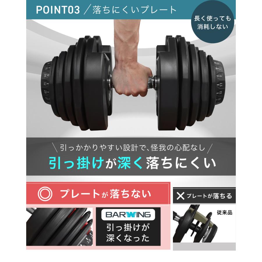 YouTen ☆期間限定価格 3/11まで☆ NEW モデル 可変式ダンベル 40kg 2