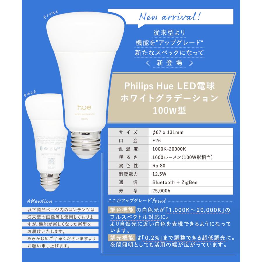 Hue（Philips） PHILIPS Hue LED電球 スマートライト LED 電球 E26