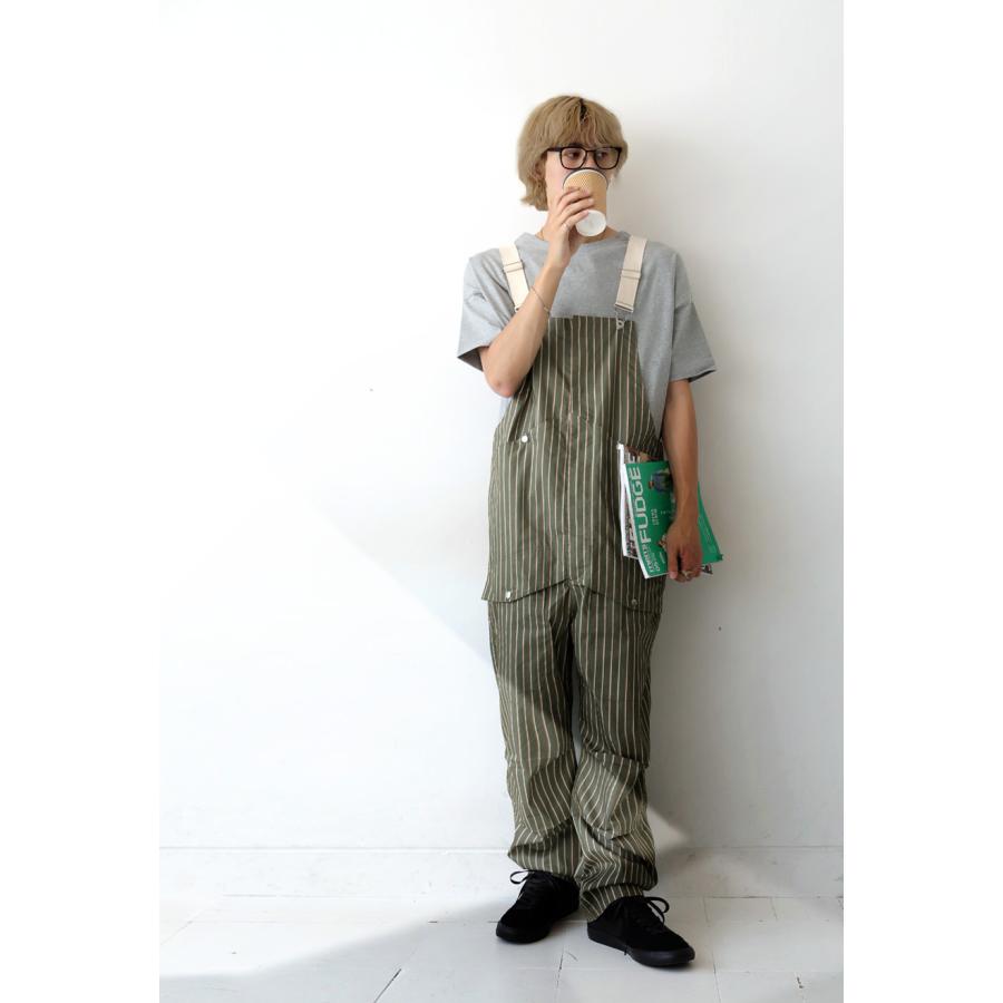 antiqua（アンティカ） サロペット メンズ ロング ボトムス ストライプ