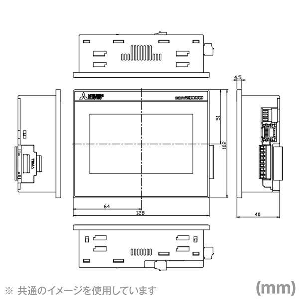 三菱電機（MITSUBISHI ELECTRIC） GT2104-RTBD 表示器GOT2000