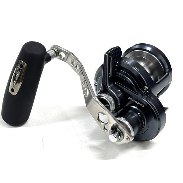 カスタムリールハンドル オニ曲げ 120mm 右用 オシアジガーLD2500用