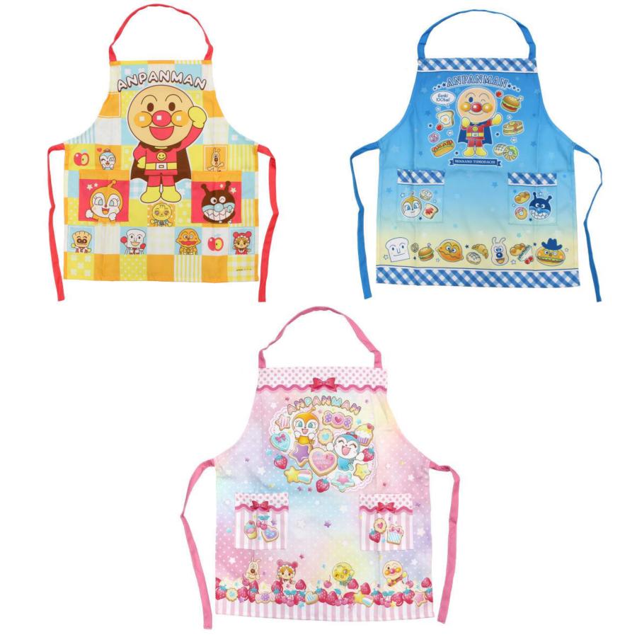 アンパンマン エプロン 子供用 ドキンちゃん 人気 キャラクター