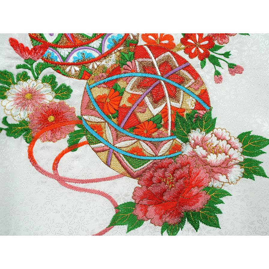 お宮参り 着物 女の子 正絹 祝着 初着 産着 のしめ 新品 j3902 七五三