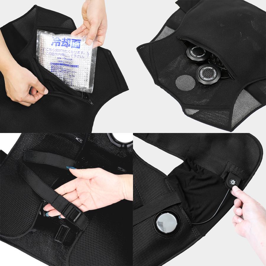 ペルチェベスト 冷却ベスト クールベスト 冷蔵服 接触冷感 熱中症対策