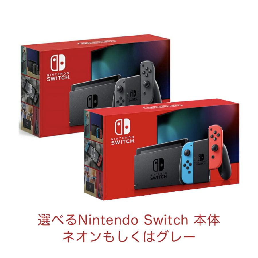 Nintendo Switch 【福袋 4点セット】Nintendo 本体 バッテリー強化版