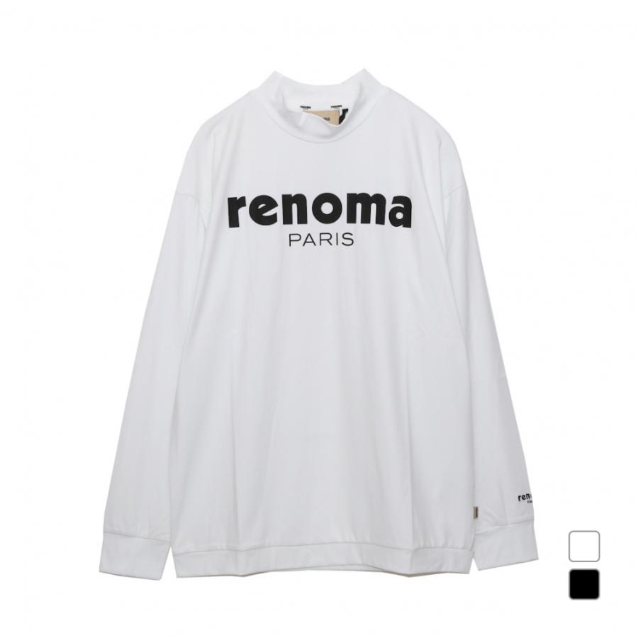 レノマ ゴルフウェア 長袖シャツ 秋 冬 BASIC LOGO MOCKNECK T LS RGRC