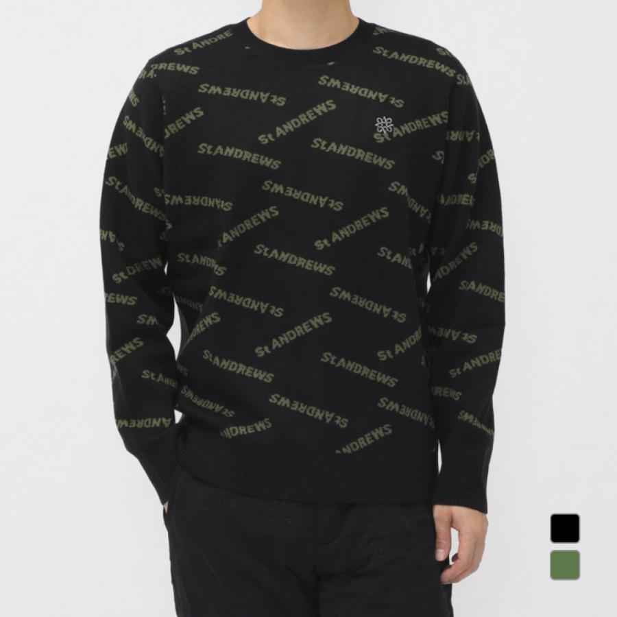 St ANDREWS セントアンドリュース ゴルフウェア 長袖セーター 秋 冬