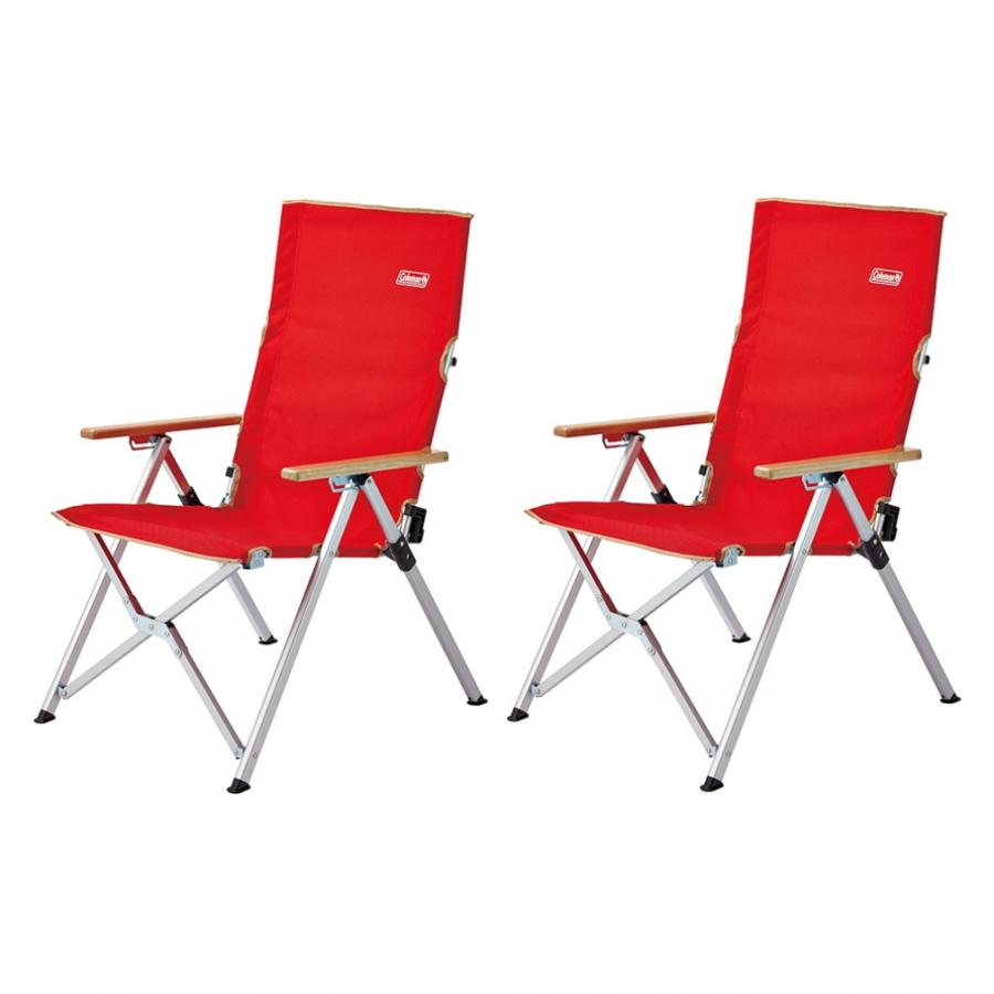 Coleman（コールマン） レイチェア レッド 2脚セット 2000026744