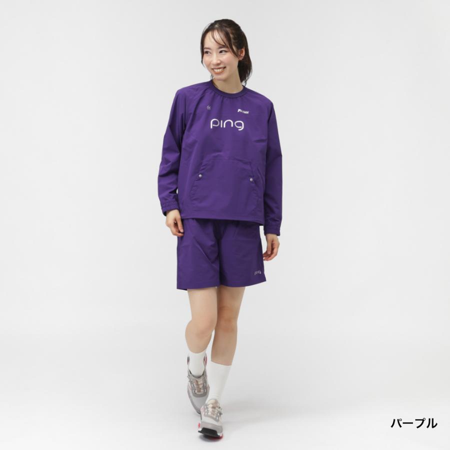 PING（ピン） レディース ゴルフウェア 長袖ウインドブレーカー 秋 冬