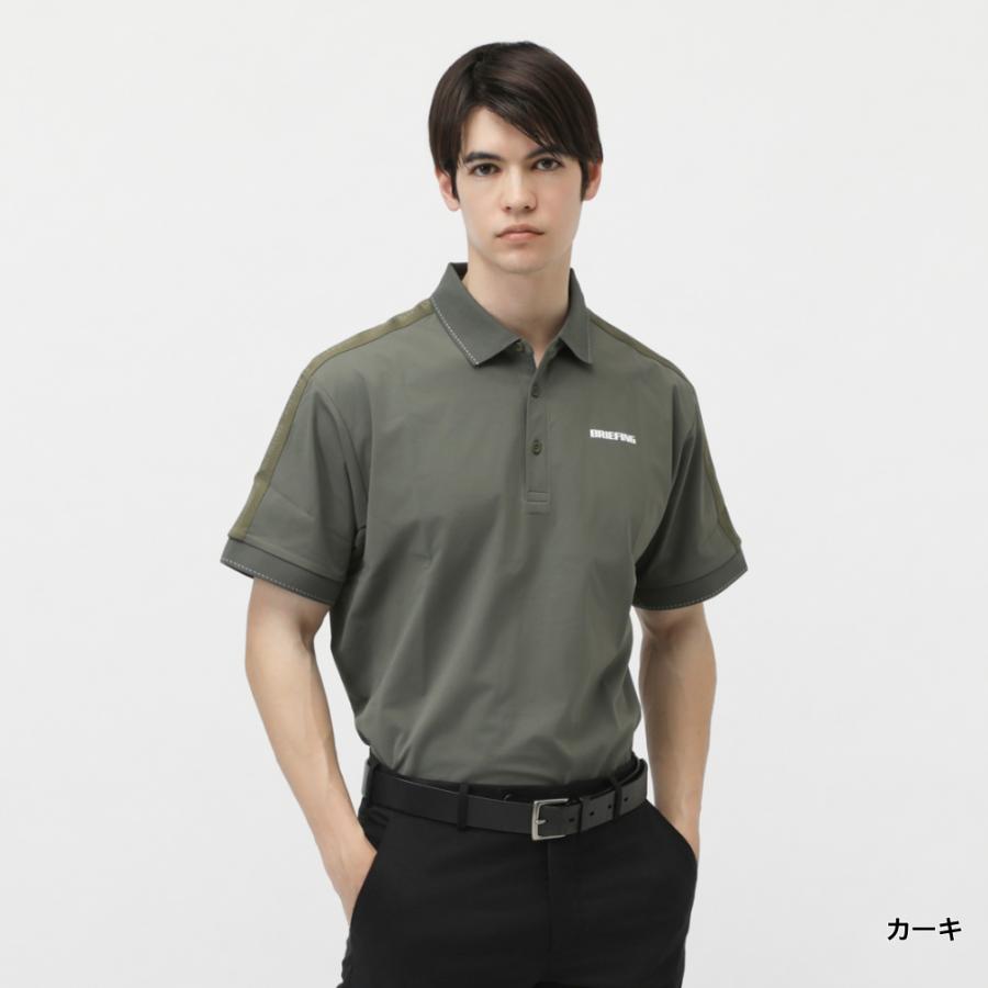 ブリーフィング ゴルフウェア 半袖シャツ 春 夏 MS LOGO LINE POLO RF