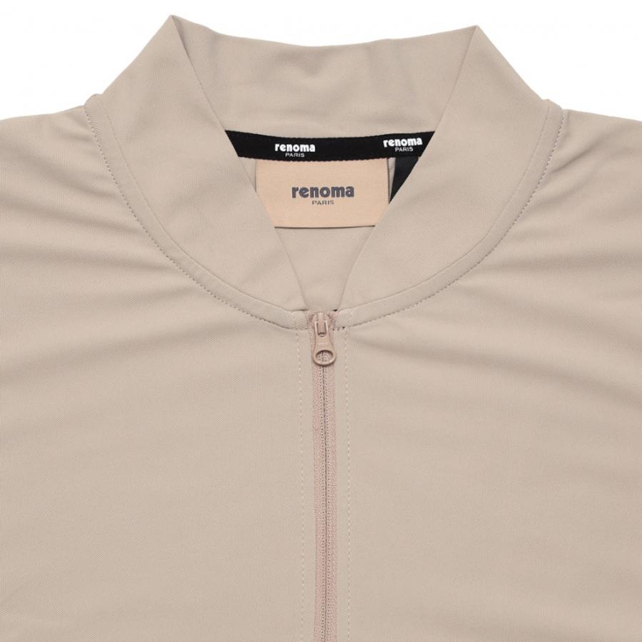 レノマ ゴルフウェア 半袖シャツ 春 夏 BACK LOGO HALF ZIP S/S-SP