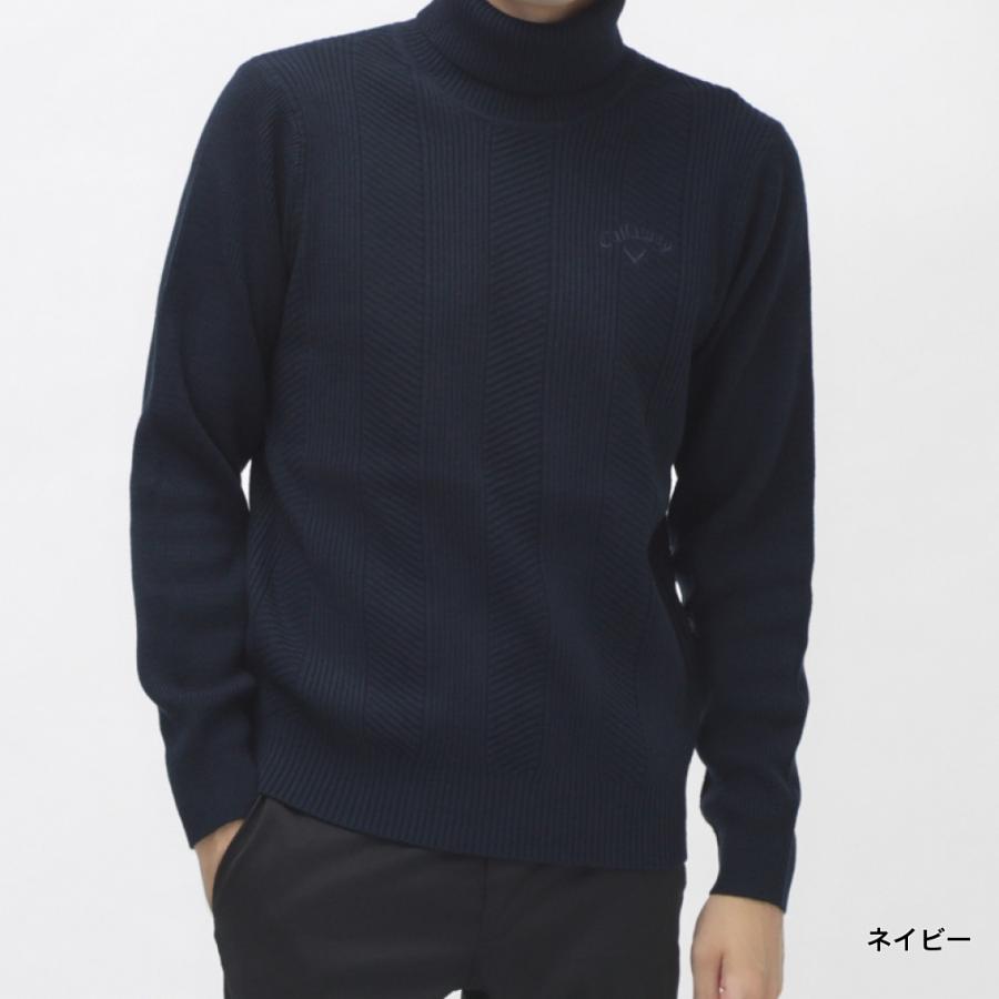 Callaway（キャロウェイ） ゴルフウェア 長袖セーター 秋 冬 畦編み