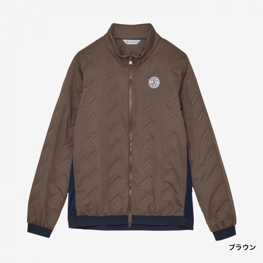 and per se（アンパスィ） ゴルフウェア 中綿ジャケット 秋 冬 中わた
