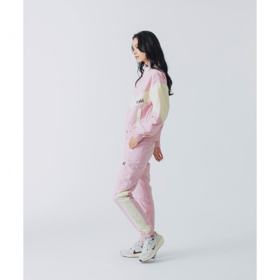 X-girl レディース アウター エンボスウィンドアップジャケット