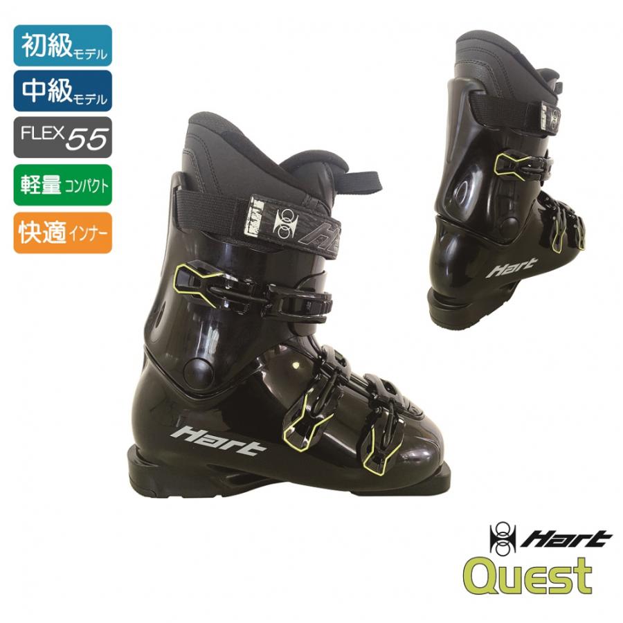 Hart（ハート） QUEST メンズ スキーブーツ ブラック×イエロー 【わけ