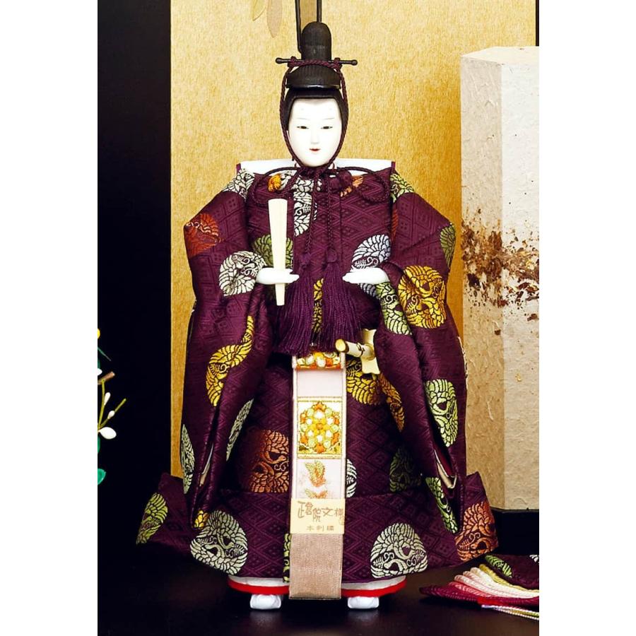 雛人形 吉徳大光 ひな人形 平飾り 親王飾り 立雛 立姿雛 束帯十二単 三