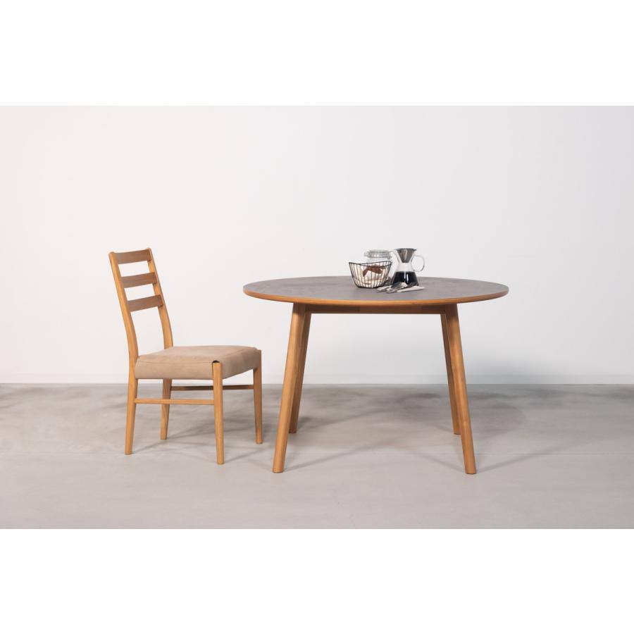 東谷 ダイニングチェア F7-129MBR ナチュラル サイズ W44×D56×H87.5