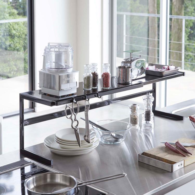 tower 山崎実業 タワー キッチン 伸縮キッチンサポートラック