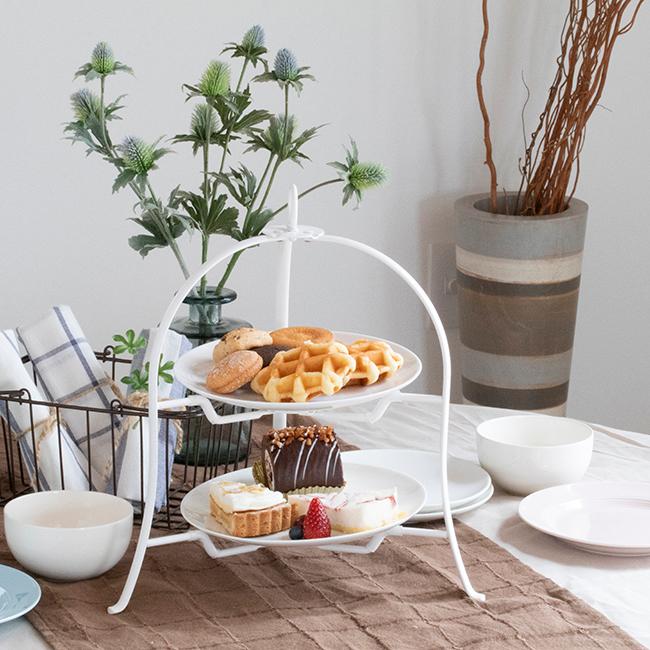 青芳 【在庫限り廃番商品】 ケーキスタンド ボブスタイル プレート