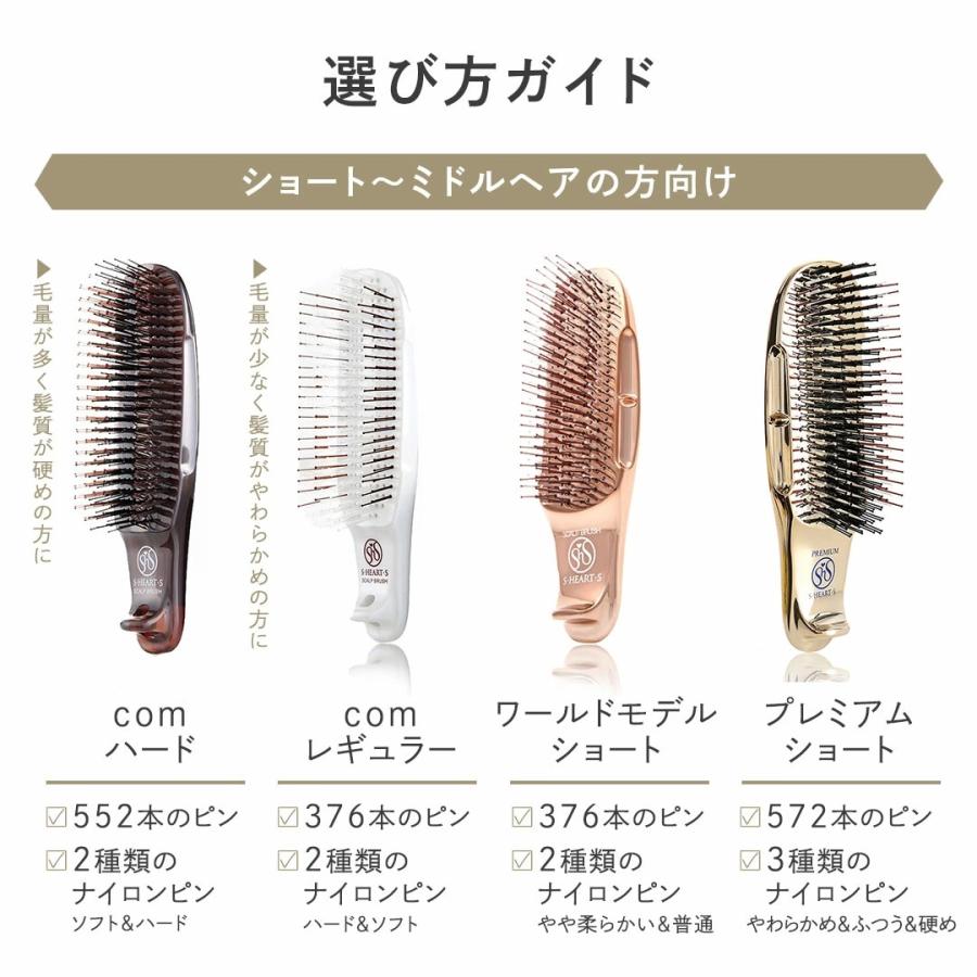 エス・ハート・エス スカルプブラシ ワールドモデル ショート